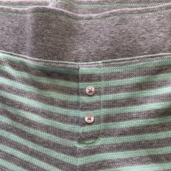 Victoria’s Secret Termal PJ’s teal gray metallic shimmer size XS cozy sleep - Picture 14 of 16